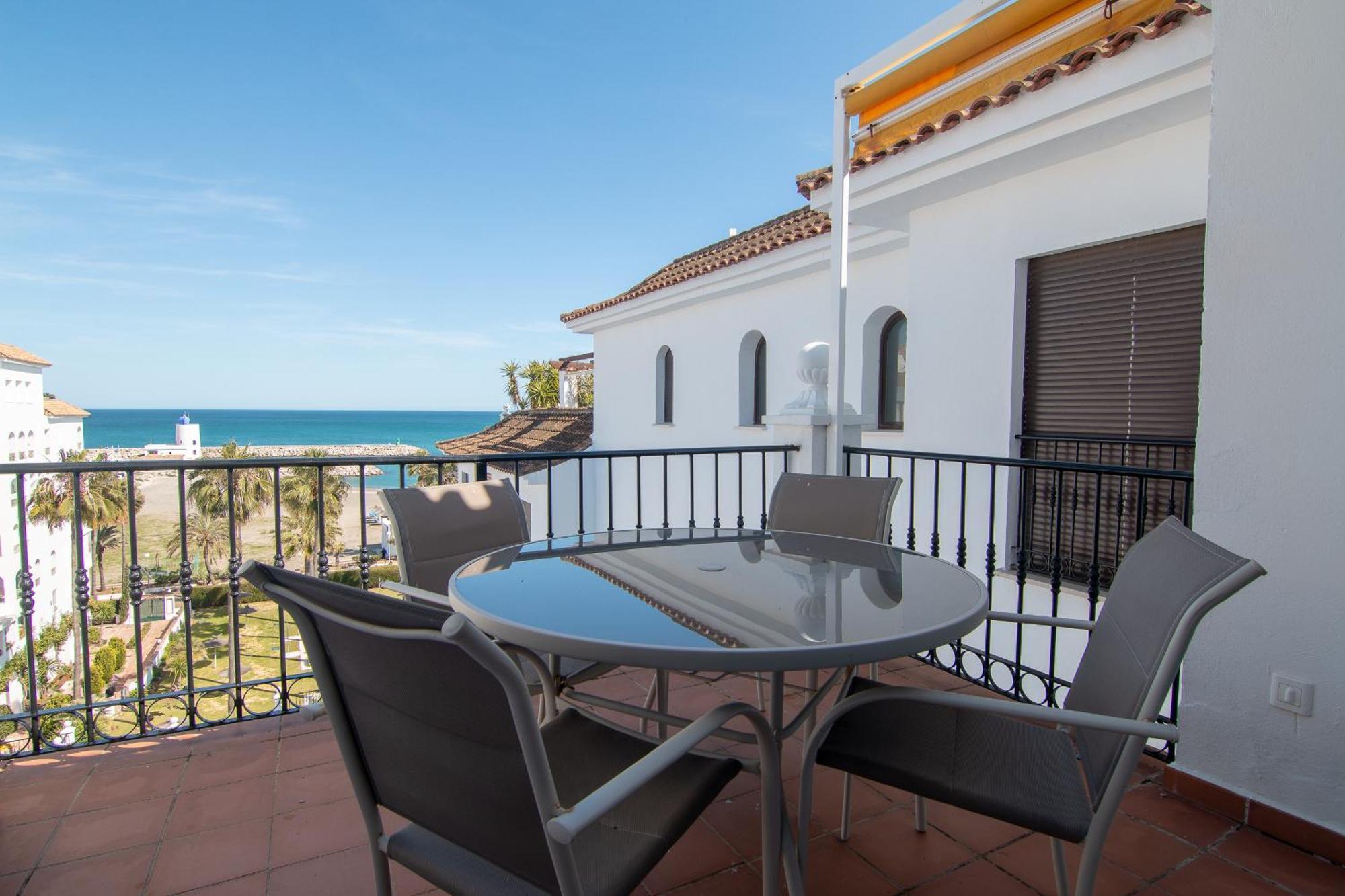 2233-Lovely 2 Bedrooms On The Beach, Pool And Port Manilva Luaran gambar